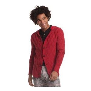 NWT Mr. Turk Knit sweater sz Small red